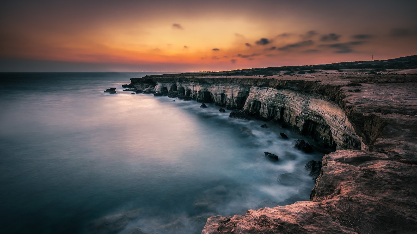 Обои море, кипр, caves ayia napa, sea, cyprus разрешение 2048x1298 Загрузить