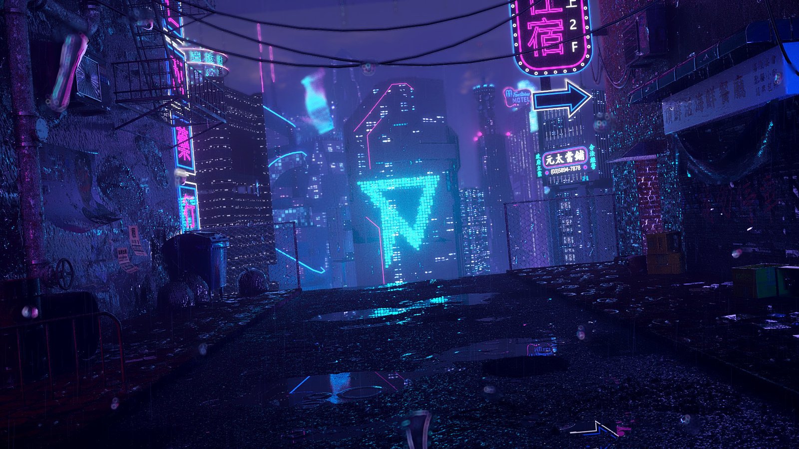 Обои киберпанк, cyberpunk разрешение 1920x1080 Загрузить