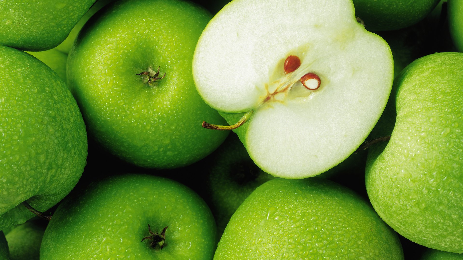 Обои зелёный, капли, еда, яблоки, green, drops, food, apples разрешение 4000x2959 Загрузить