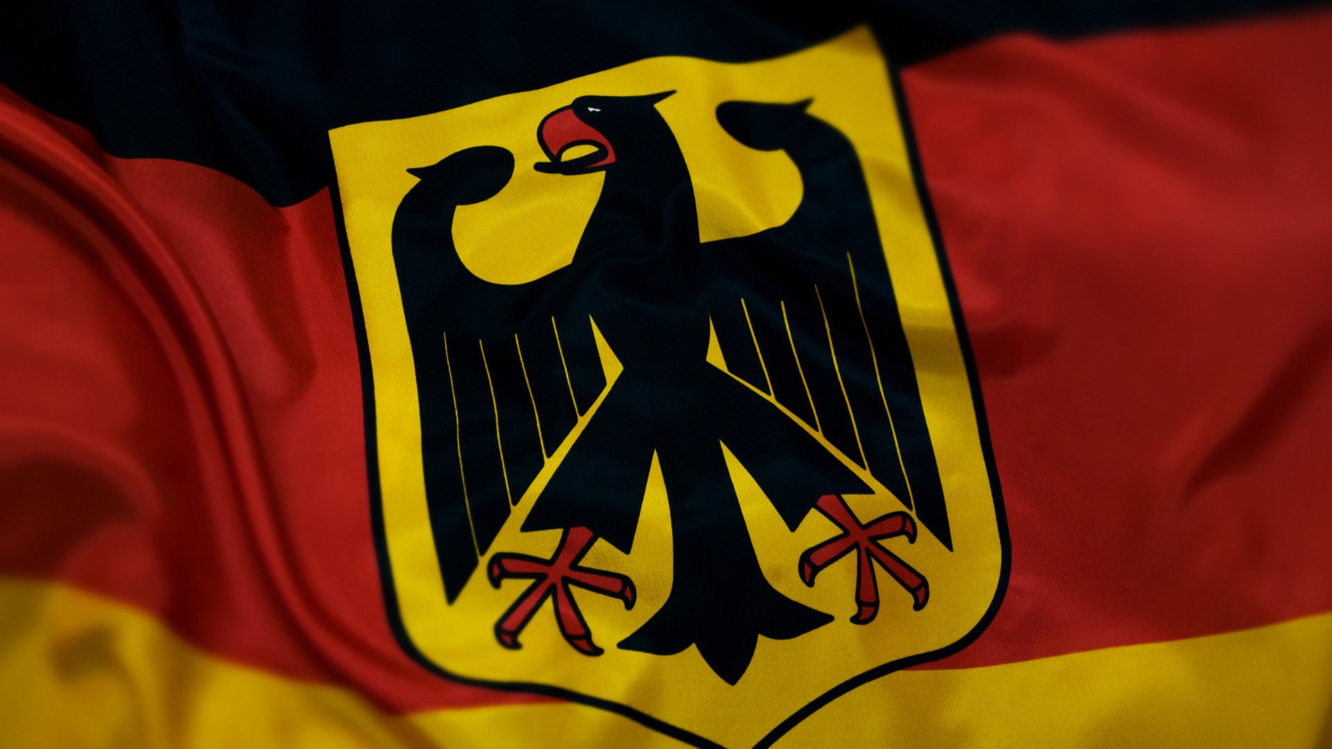 Обои герб, флаг, германия, coat of arms, flag, germany разрешение 2560x1600 Загрузить