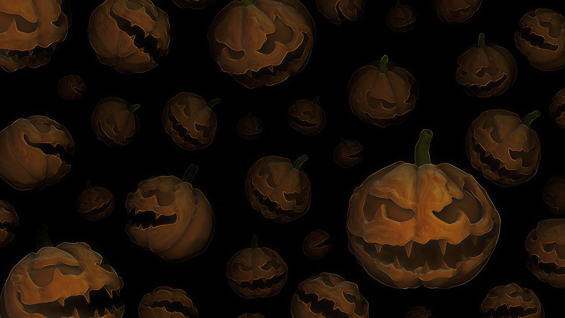 Обои хэллоуин, хеллоуин, тыквы, halloween, pumpkin разрешение 1920x1200 Загрузить