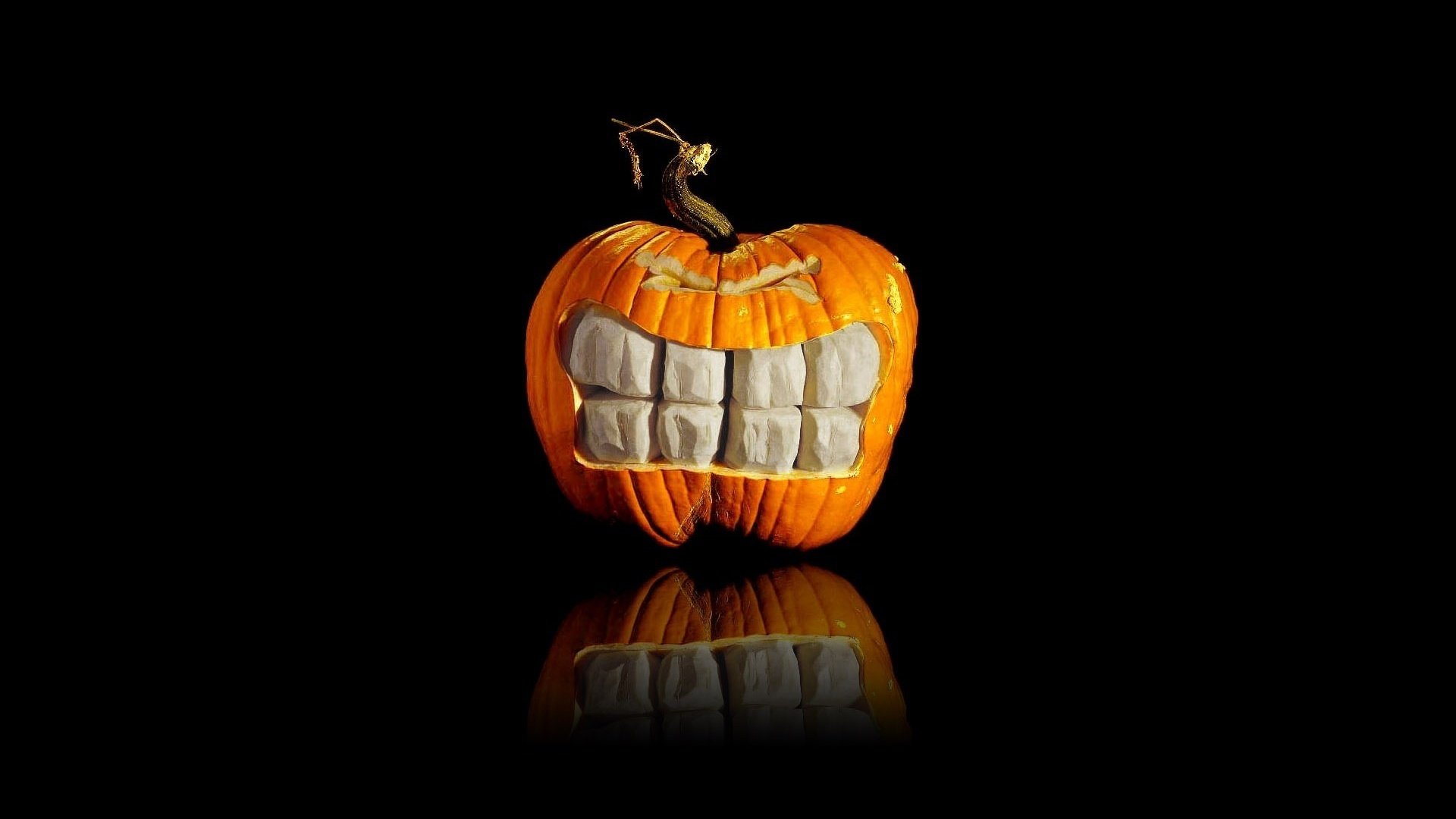 Обои зубы, праздник, тыква, хелуин, teeth, holiday, pumpkin, heluin разрешение 1920x1200 Загрузить
