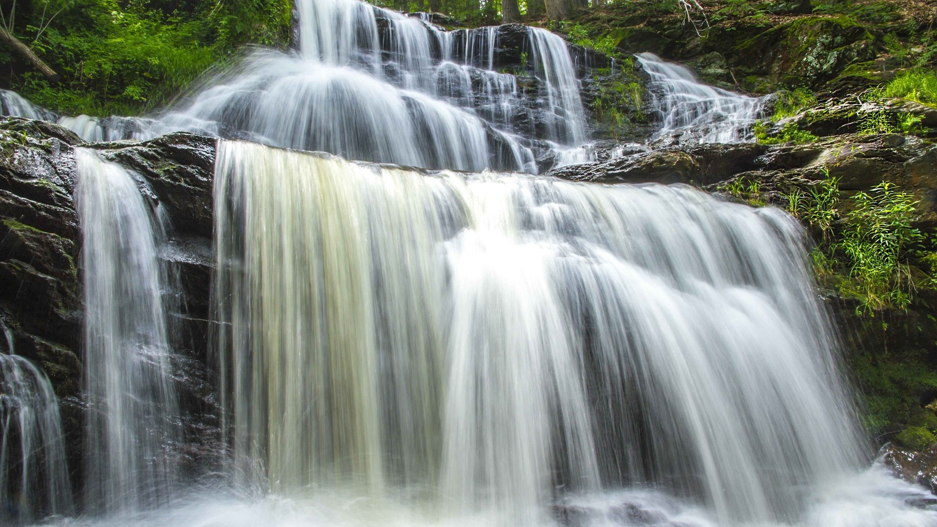 Обои вода, водопад, поток, water, waterfall, stream разрешение 3600x2400 Загрузить