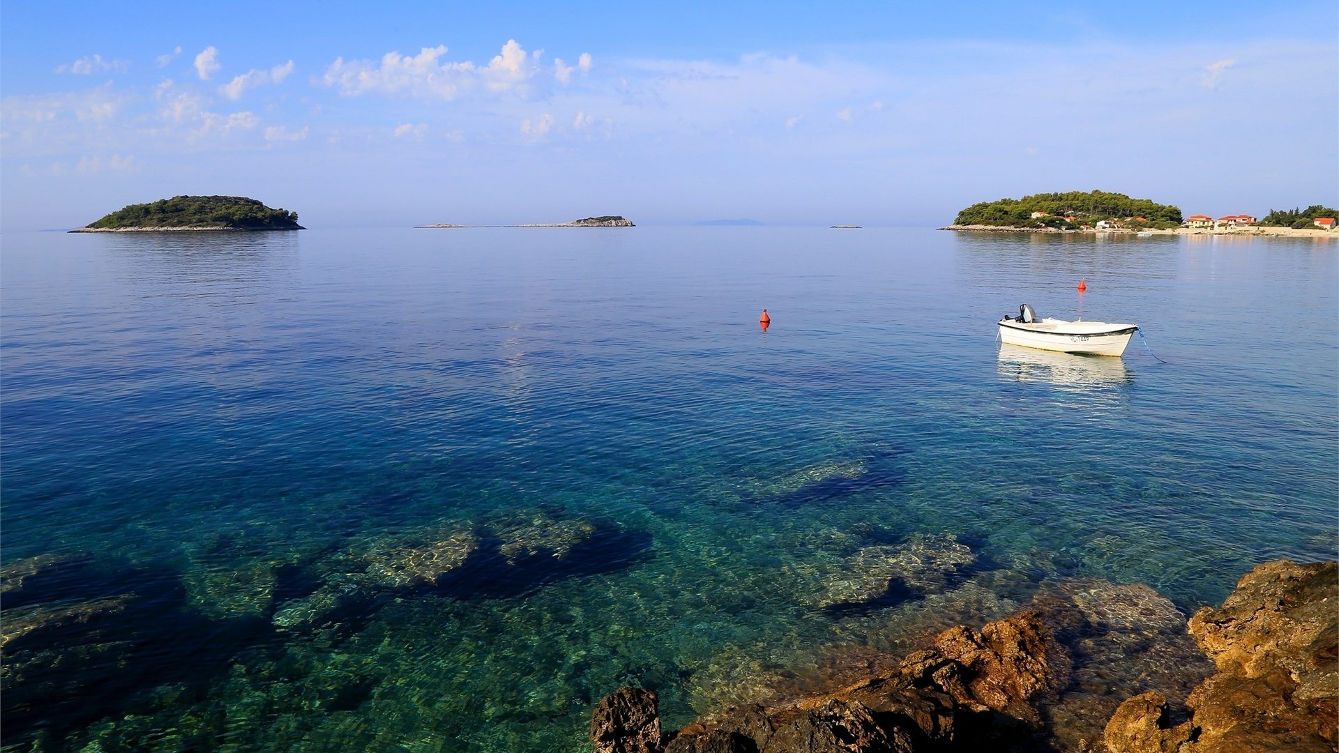 Обои море, острова, хорватия, адриатика, sea, islands, croatia, adriatica разрешение 2079x1243 Загрузить