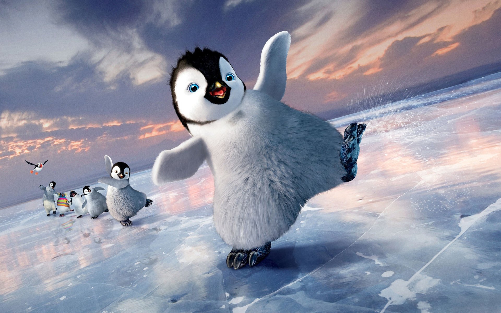 Обои мульт, пингвины, «делай ноги», cartoon, penguins, "happy feet" разрешение 2560x1600 Загрузить