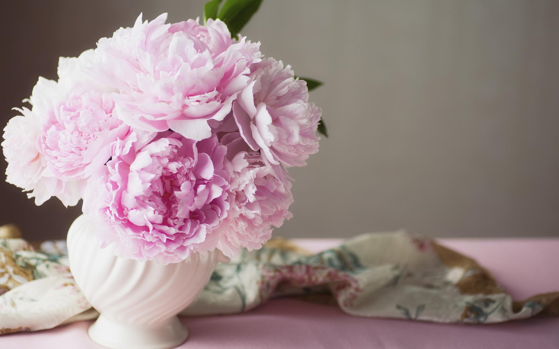 Обои цветы, розовые, ваза, пионы, flowers, pink, vase, peonies разрешение 2048x1463 Загрузить