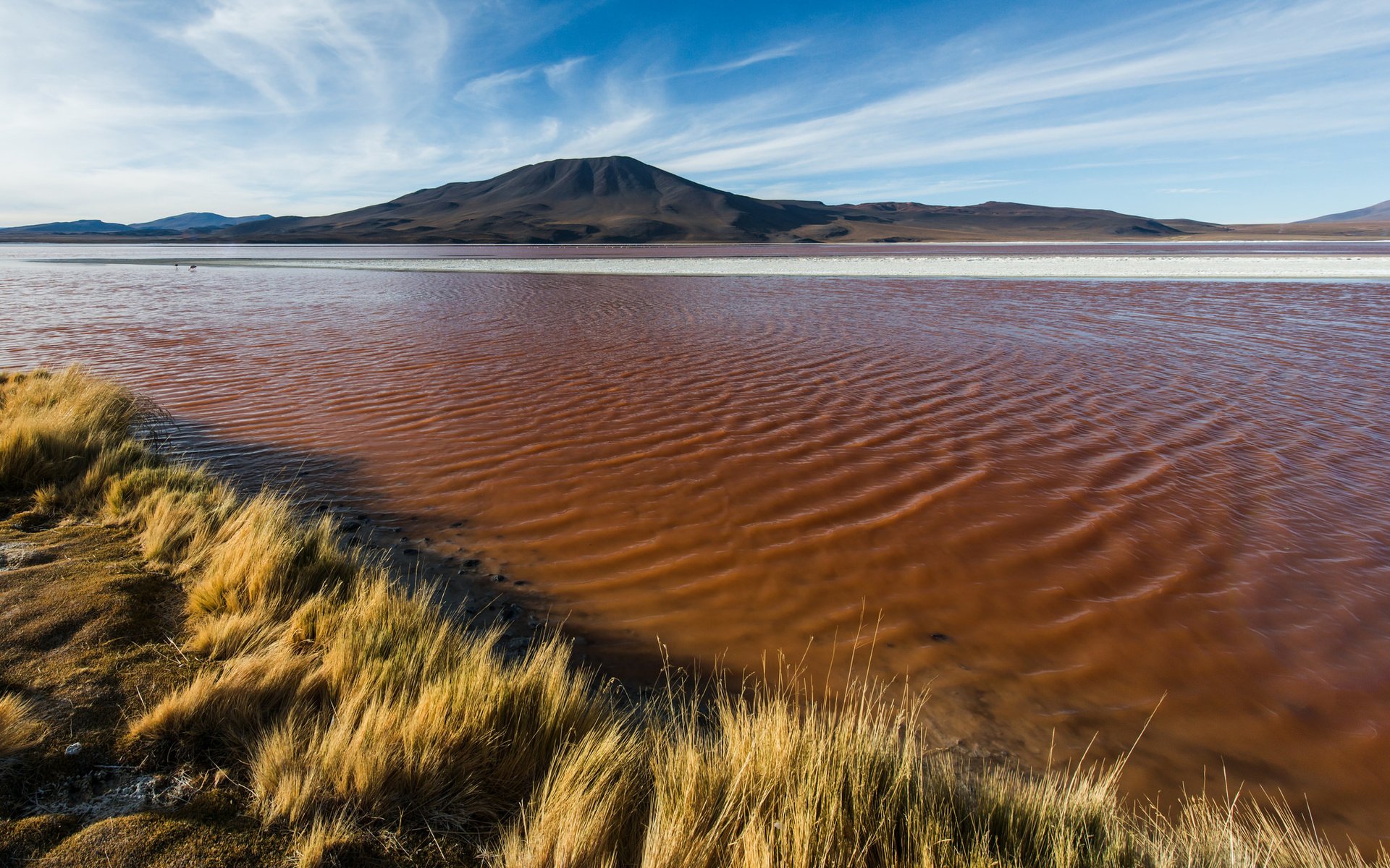 Обои пейзаж, боливия, лагуна колорада, landscape, bolivia, laguna colorada разрешение 2048x1367 Загрузить