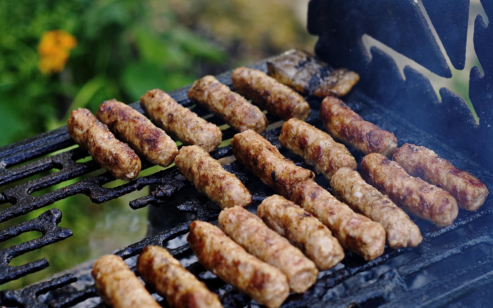 Обои мясо, гриль, колбаски, барбекю, meat, grill, sausages, bbq разрешение 3888x2592 Загрузить