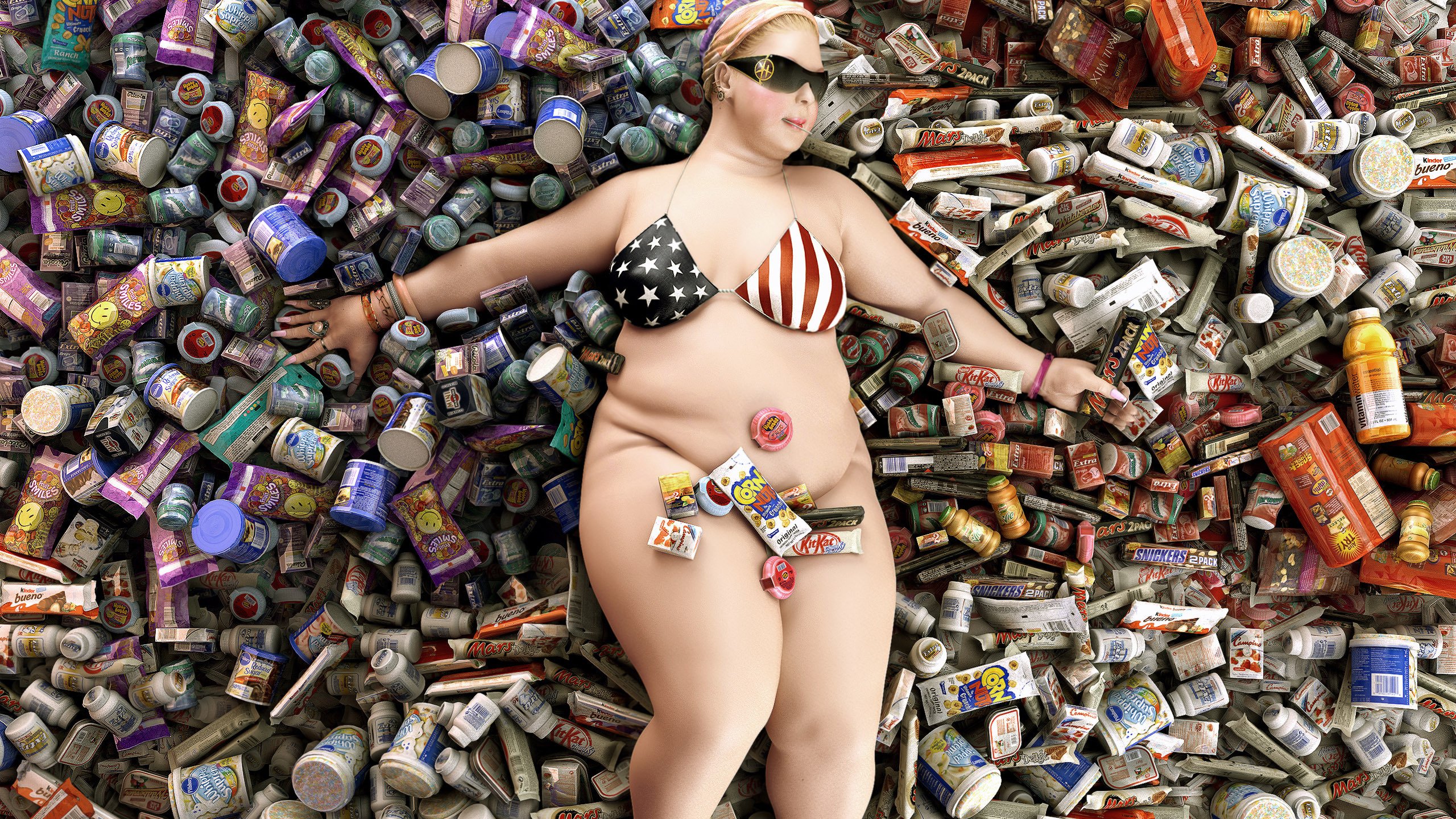 Обои америка, толстушка, банки, потребление, america, fat, banks, consumption разрешение 2560x1600 Загрузить