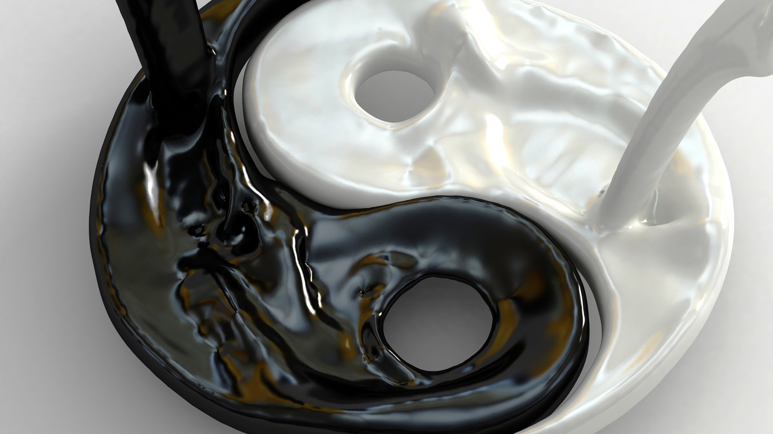 Обои обои, инь, янь, wallpaper, yin, yang разрешение 4000x2500 Загрузить