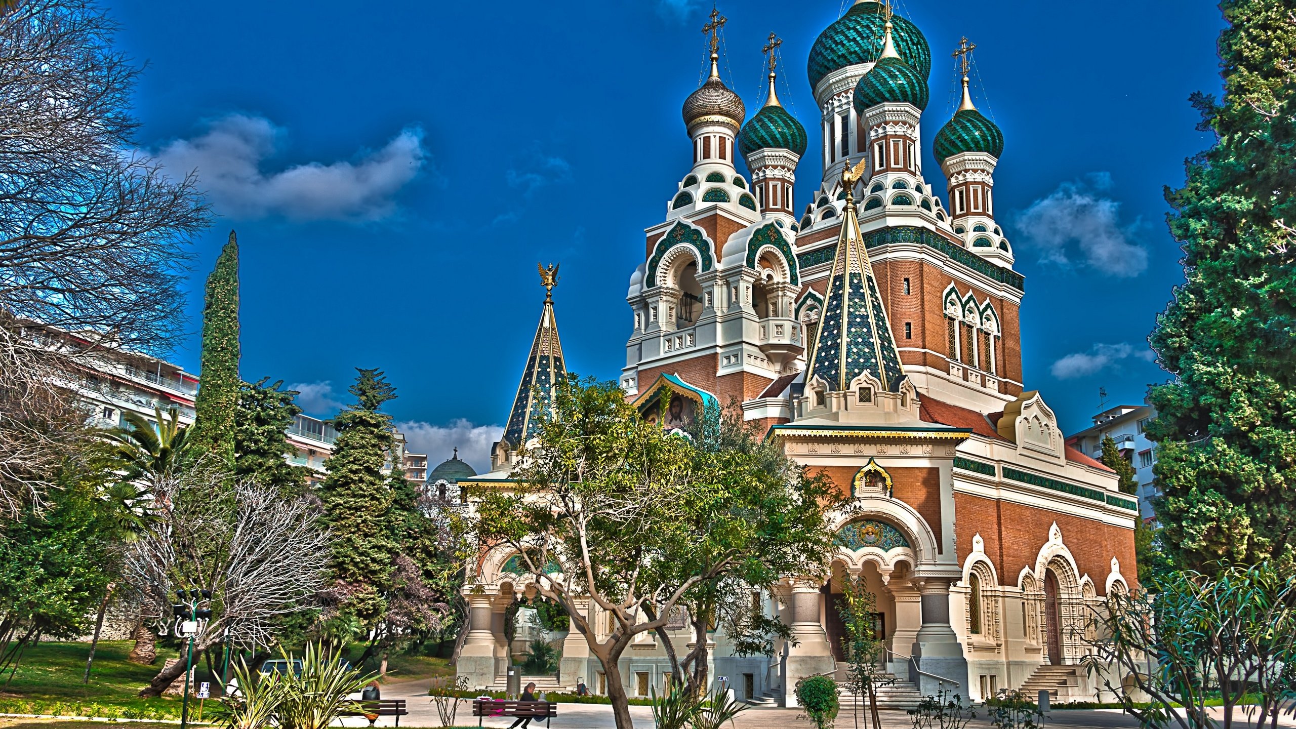 Orthodox cathedral. Ницца храм Николая Чудотворца.