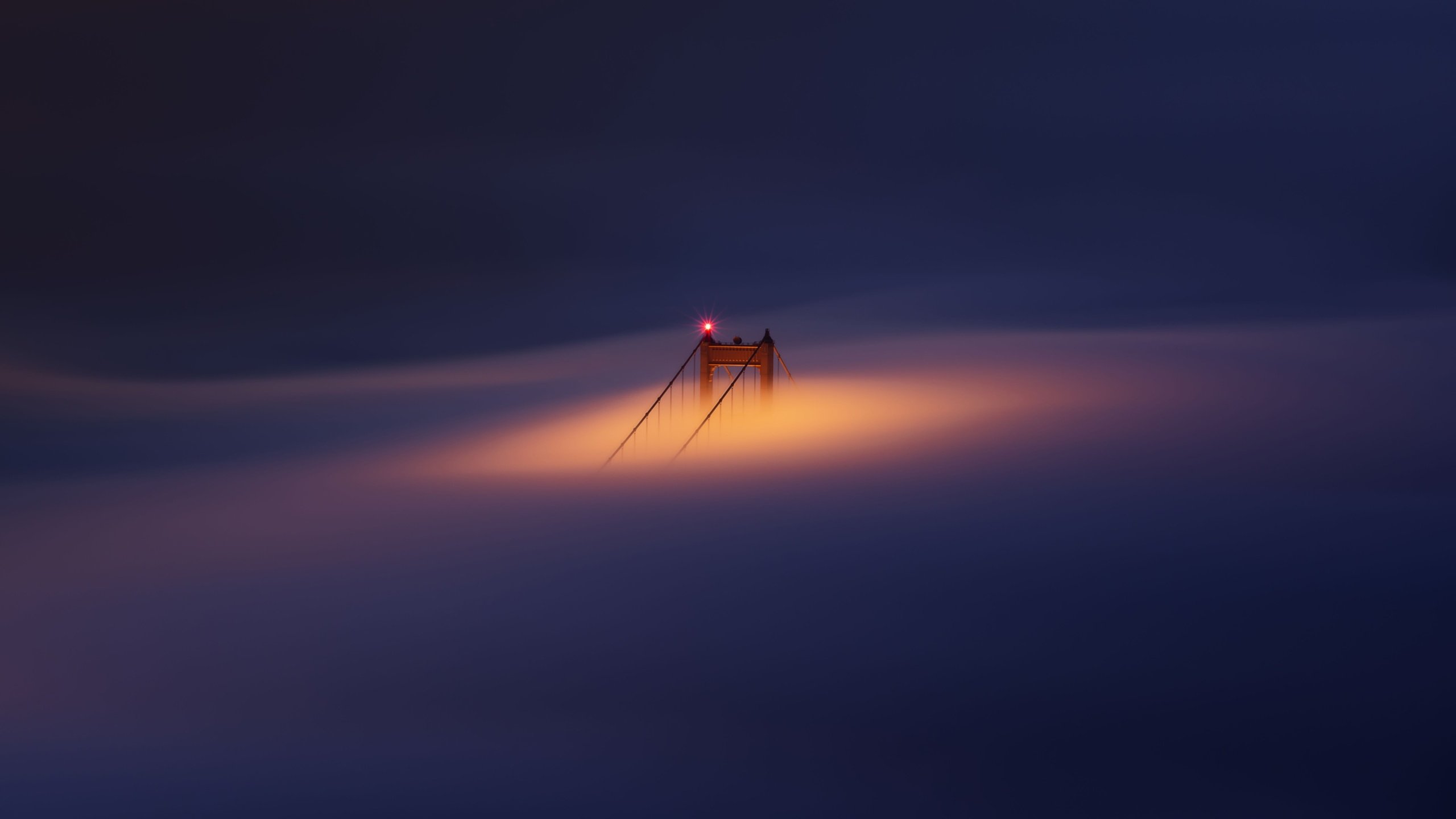 Обои туман, мост, сша, сан-франциско, золотые ворота, fog, bridge, usa, san francisco, golden gate разрешение 6483x3647 Загрузить