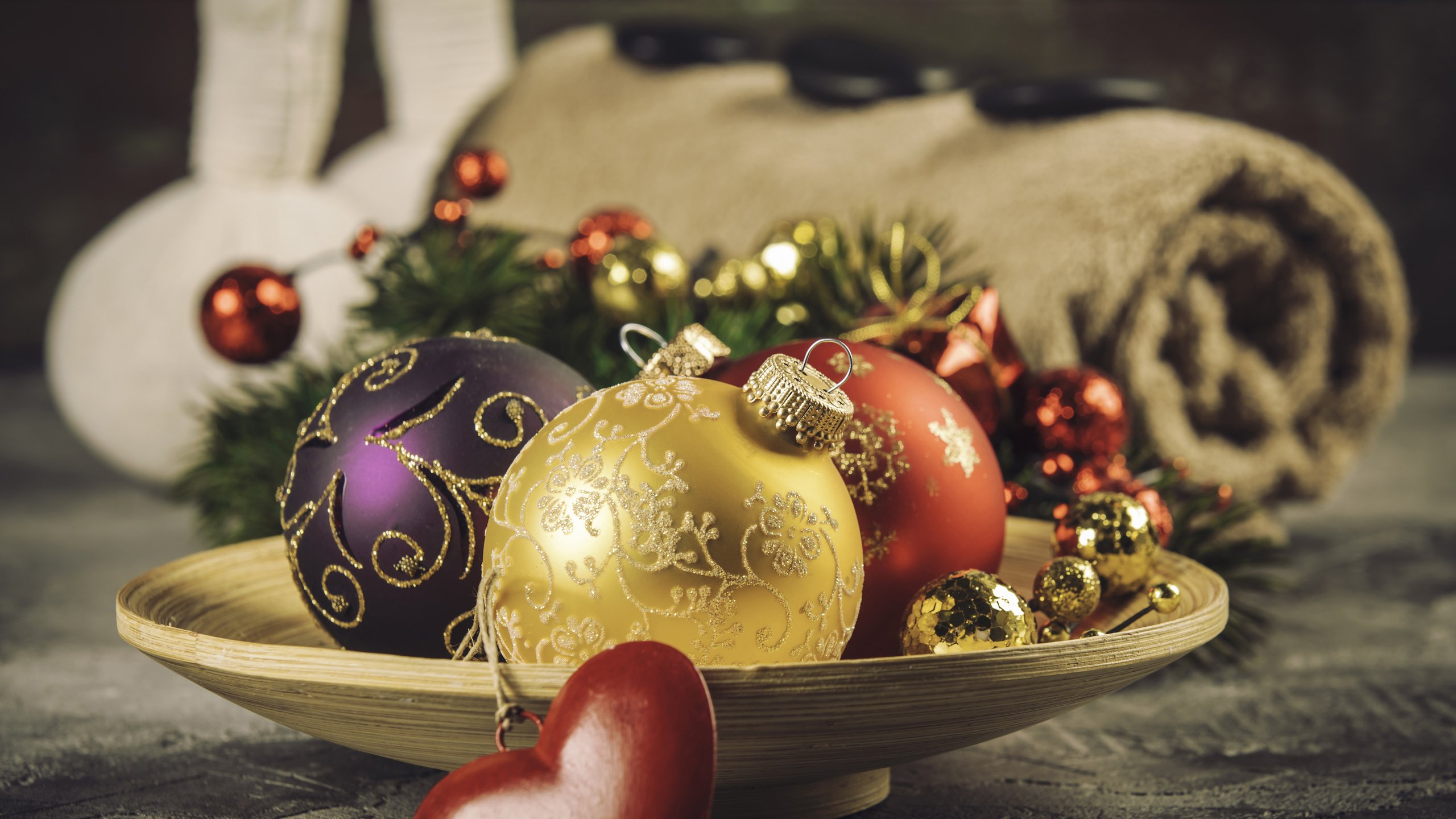 Обои новый год, шарики, рождество, елочные игрушки, новогодние игрушки, new year, balls, christmas, christmas decorations, christmas toys разрешение 5000x3815 Загрузить