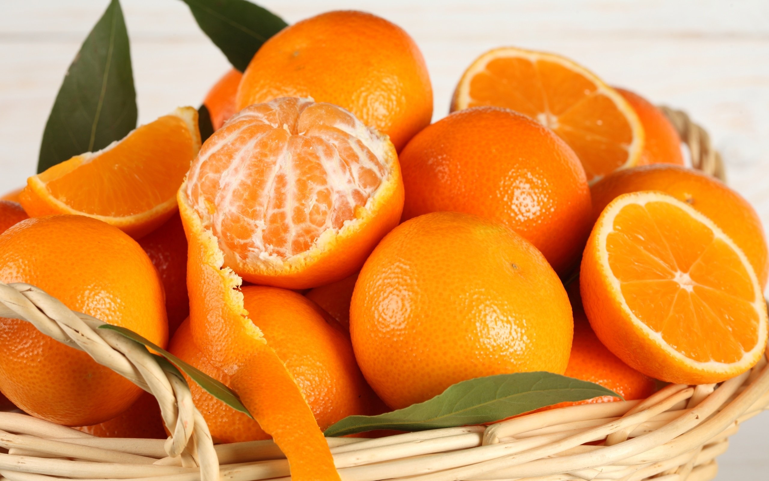 Обои фрукты, апельсины, корзинка, цитрусы, fruit, oranges, basket, citrus разрешение 3000x2000 Загрузить