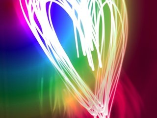 Обои свет, неон, цвета, краски, сердце, расцветка, сердечка, light, neon, color, paint, heart, colors разрешение 3696x2848 Загрузить