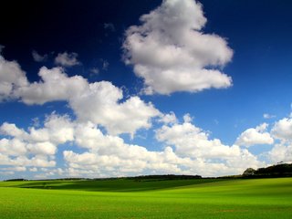 Обои небо, трава, облака, поле, горизонт, the sky, grass, clouds, field, horizon разрешение 5068x3379 Загрузить