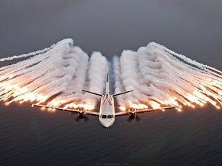 Обои летающие, above sky, огненная, flying, above the sky, fire разрешение 1920x1080 Загрузить