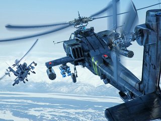 Обои небо, боевые, боинг, вертолеты, ударные, longbow, ah-64d, апачи, the sky, combat, boeing, helicopters, shock, apache разрешение 2560x1600 Загрузить