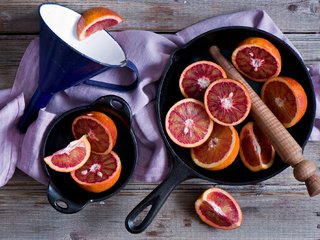 Обои фрукты, апельсины, посуда, воронка, цитрусы, bloody oranges, fruit, oranges, dishes, funnel, citrus разрешение 2000x1331 Загрузить