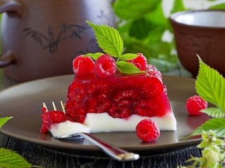 Обои листики, сладкое, десерт, малиновый, малина.вилка, leaves, sweet, dessert, raspberry, raspberry.plug разрешение 5184x3456 Загрузить