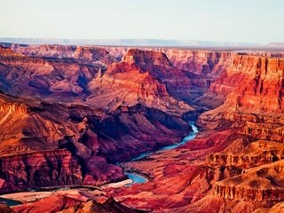 Обои река, горы, сша, аризона, гранд-каньон, river, mountains, usa, az, the grand canyon разрешение 2000x1333 Загрузить