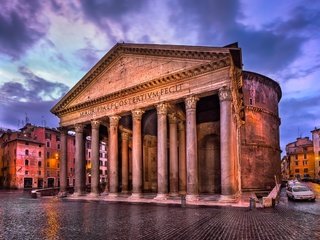 Обои италия, здание, колонны, рим, italy, the building, columns, rome разрешение 2048x1638 Загрузить