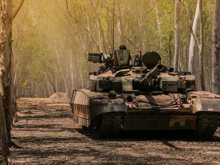 Обои украина, основной, боевой танк, т-84м оплот, ukraine, main, battle tank, t-84m oplot разрешение 1920x1151 Загрузить