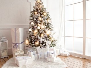 Обои новый год, белая, елка, xmas, дезайн, украшения, счастливого рождества, интерьер, новогодняя елка, подарки, дома, игрушки, рождество, new year, white, tree, design, decoration, merry christmas, interior, christmas tree, gifts, home, toys, christmas разрешение 2112x1188 Загрузить