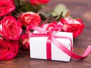 Обои цветы, розы, любовь, букет, подарок, романтик, валентинов день, розовыеl, flowers, roses, love, bouquet, gift, romantic, valentine's day разрешение 5616x3689 Загрузить