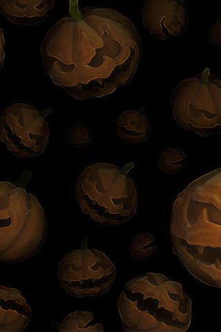 Обои хэллоуин, хеллоуин, тыквы, halloween, pumpkin разрешение 1920x1200 Загрузить