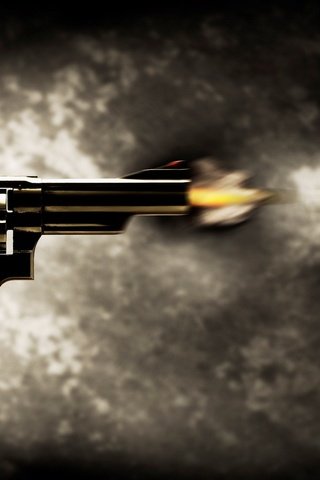 Обои пистолет, выстрел, пуля, gun, shot, bullet разрешение 1920x1440 Загрузить
