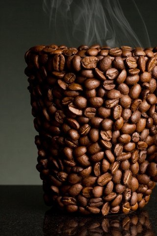 Обои кофе, кружка, кофейные зерна, coffee, mug, coffee beans разрешение 7776x5184 Загрузить