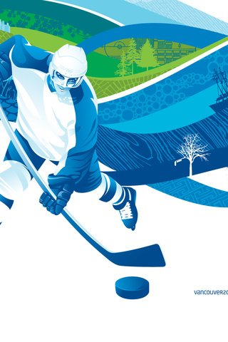 Обои хоккей, ванкувер, олимпиада 2010, hockey, vancouver, olympics 2010 разрешение 1920x1200 Загрузить