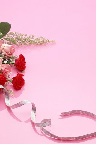 Обои розы, роза, букет, лента, roses, rose, bouquet, tape разрешение 1920x1200 Загрузить