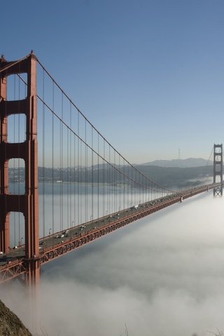 Обои bridge -sky -fog разрешение 3872x2592 Загрузить