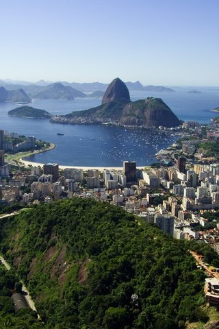 Обои вид сверху, бразилия, рио, рио-де-жанейро, the view from the top, brazil, rio, rio de janeiro разрешение 3008x2000 Загрузить