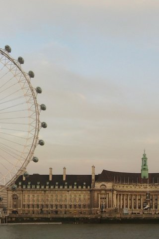 Обои лондон, колесо обозрения, англия, "лондонский глаз", колесо тысячелетия, london, ferris wheel, england, "the london eye", the millennium wheel разрешение 2584x1260 Загрузить