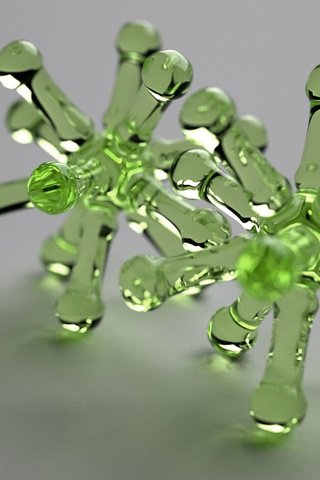 Обои зелёный, цвет, форма, фигуры, стекло, модели, 3д, химические соединения, green, color, form, figure, glass, model, 3d, chemical compounds разрешение 1920x1200 Загрузить