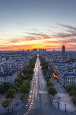 Обои париж, франция, вид с триумфальной арки, paris, france, the view from the arc de triomphe разрешение 2048x1365 Загрузить