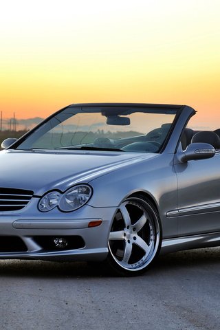 Обои кабриолет, clk500, мерседес-бенц, convertible, mercedes-benz разрешение 1920x1080 Загрузить