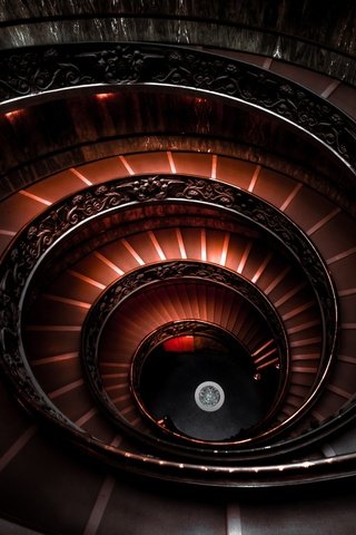 Обои лестница, италия, спираль, ступени, ватиканский музей, спупеньки, ladder, italy, spiral, stage, the vatican museum, spomeniki разрешение 2048x1357 Загрузить
