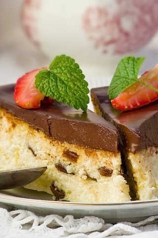 Обои ягоды, торт, десерт, berries, cake, dessert разрешение 2400x1545 Загрузить