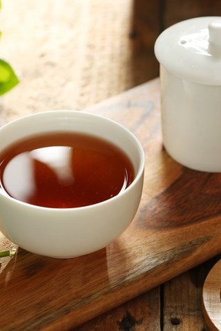 Обои листья, напиток, чай, пиала, leaves, drink, tea, bowl разрешение 2048x1365 Загрузить