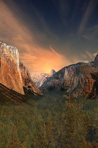 Обои горы, природа, йосемитский национальный парк, mountains, nature, yosemite national park разрешение 3699x2286 Загрузить