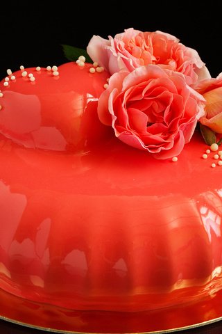 Обои розы, комната, торт, тортик, roses, room, cake разрешение 2560x1600 Загрузить