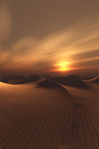 Обои восход, закат, песок, дюны, sunrise, sunset, sand, dunes разрешение 1920x1200 Загрузить
