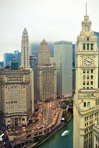 Обои небоскребы, сша, здания, чикаго, иллиноис, skyscrapers, usa, building, chicago, illinois разрешение 2048x1481 Загрузить