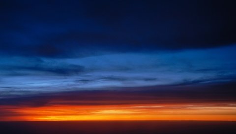 Обои небо, облака, закат, цвет, the sky, clouds, sunset, color разрешение 2560x1600 Загрузить