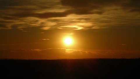 Обои солнце, закат, степь, the sun, sunset, the steppe разрешение 2592x1944 Загрузить
