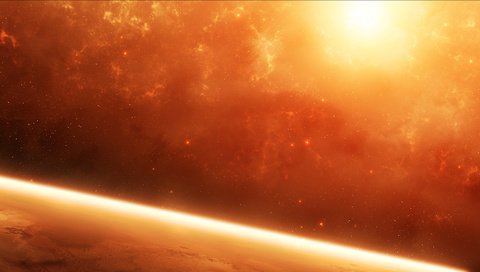 Обои солнце, космос, звезды, планета, красная, атмосфера, туманность, the sun, space, stars, planet, red, the atmosphere, nebula разрешение 2046x1024 Загрузить